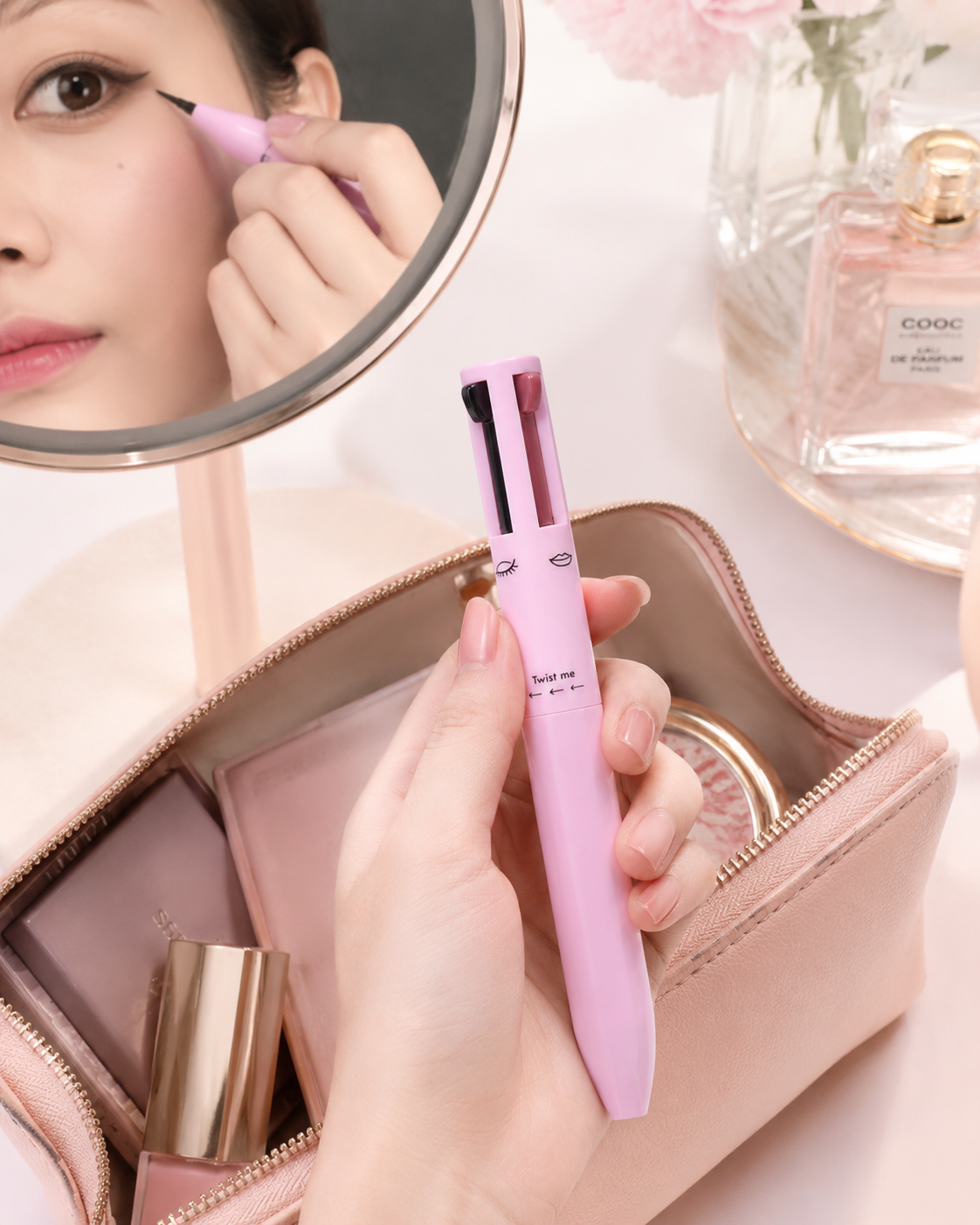 Lápiz de Maquillaje 4 en 1 - Belleza Completa en un Solo Producto