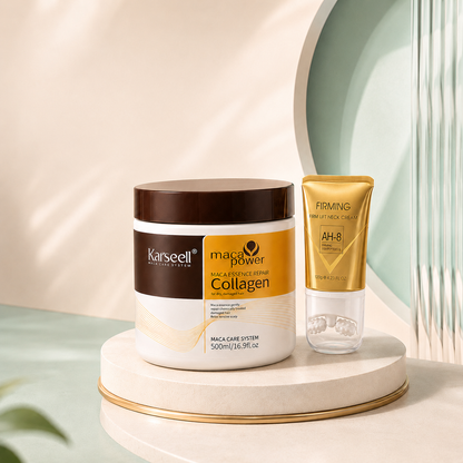 Pack Belleza Completa | Mascarilla Karsel Colágeno + Masajeador Facial Antiarrugas
