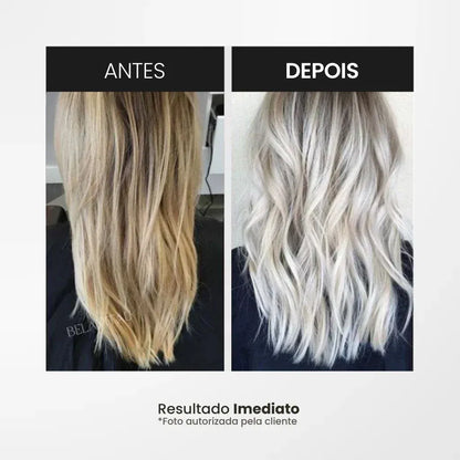Kit Cabelo Loiro - Máscara Karseell Roxa Original 500ml + Óleo de Argan + Touca de Cetim de Brinde