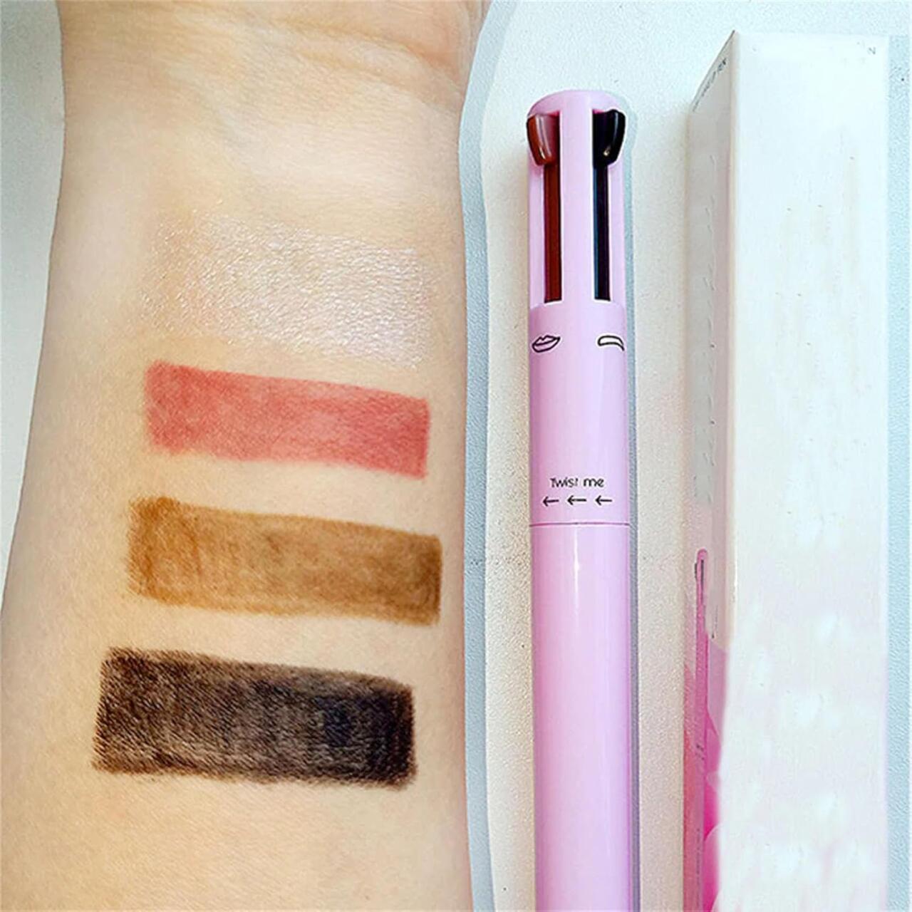 Lápiz de Maquillaje 4 en 1 - Belleza Completa en un Solo Producto