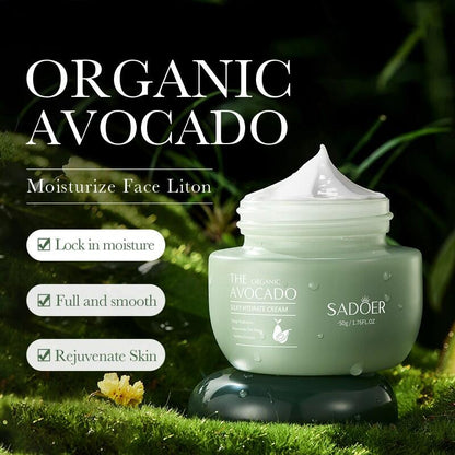 Crema Hidratante Sedosa de Aguacate Orgánico